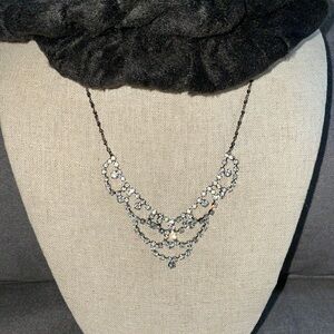 Vintage Rhinestone necklace.  14”.